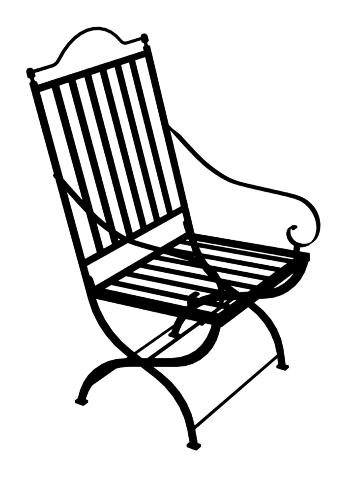 Detail of the Hervé Baume wrought-iron design, HB3 Lattes Collection.