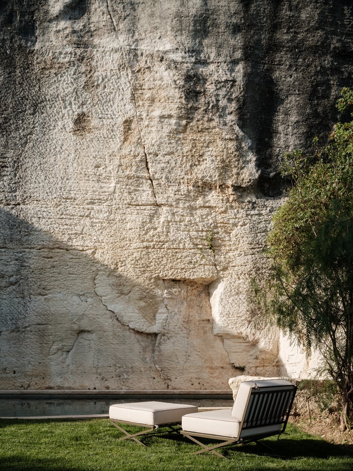Hervé Baume HB12-500 Collection wrought-iron outdoor furniture, La Bergerie du Calabrun.