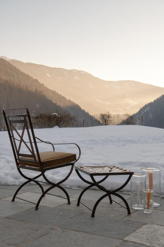 Hervé Baume HB6 Antique Collection wrought-iron furniture, Ferme du Passieu.