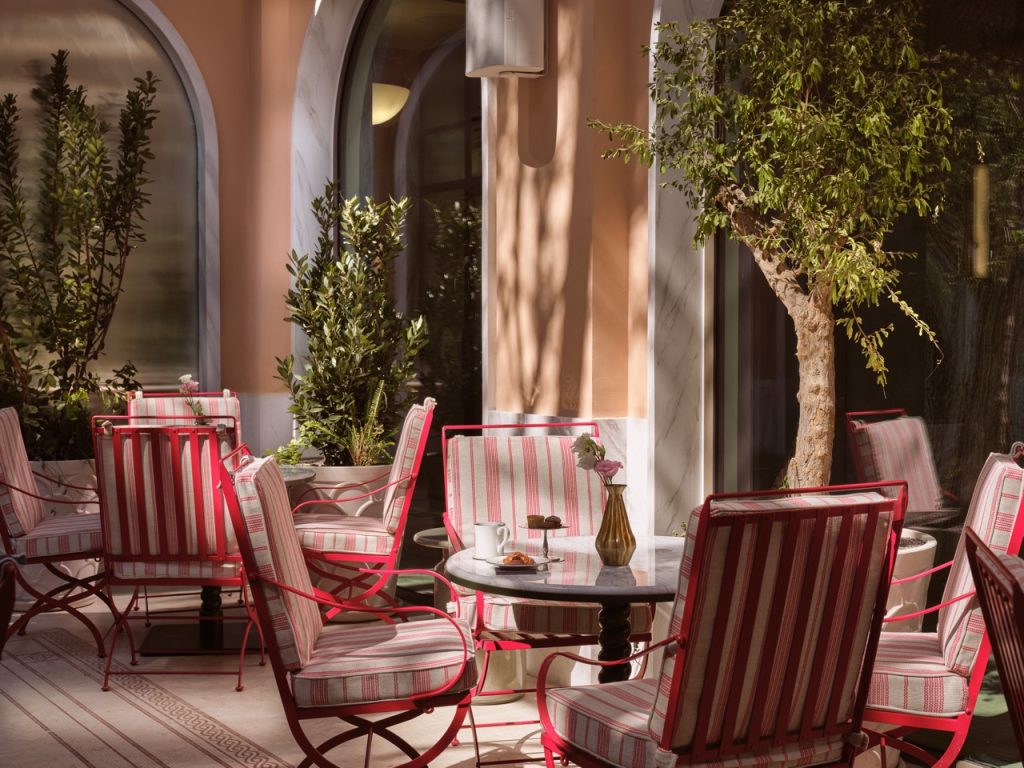 Hervé Baume wrought-iron furniture, HB5 Antique Collection – Conrad Athens The Ilisian.