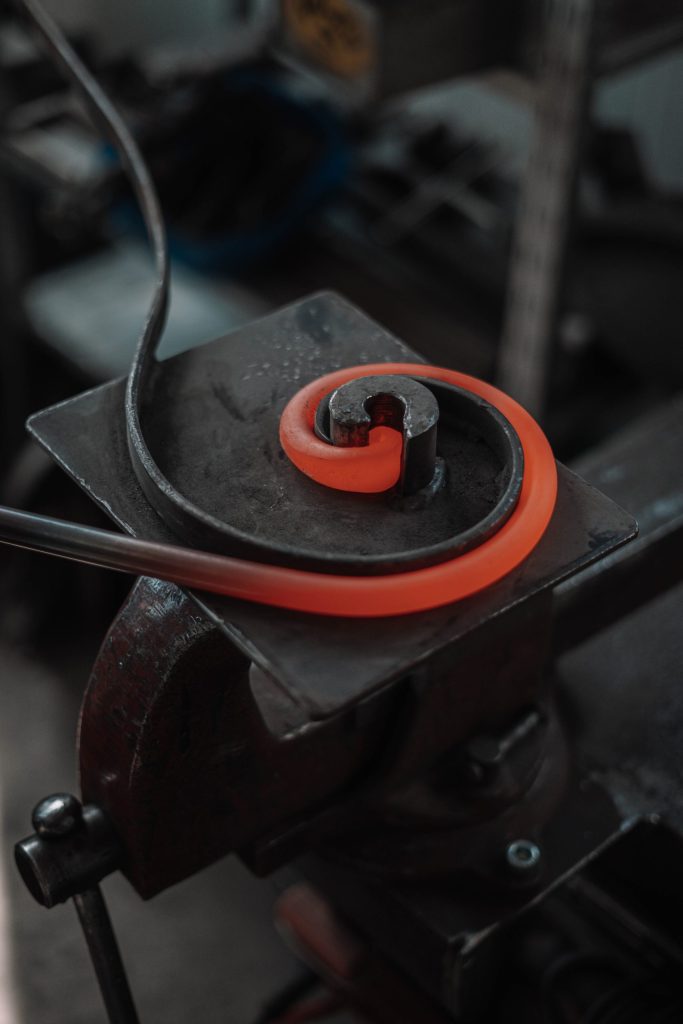 Hervé Baume craftsmanship: furniture handcrafted in the Avignon workshop.